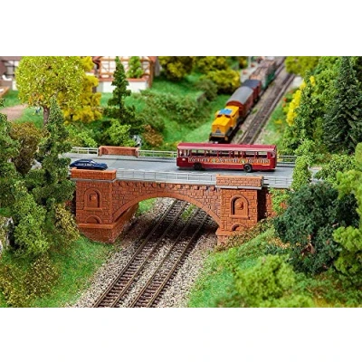 Image of FALLER FA222572 222572 N Railway Bridge (L x W H) 192 74 70 mm, Various, millimeters