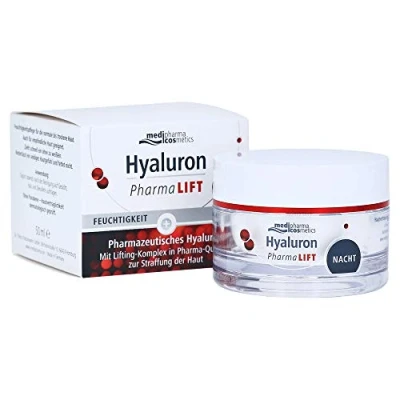 Image of medipharma cosmetics Hyaluron Pharma Lift Nacht Creme, 50 ml Cream