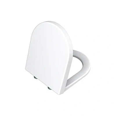 Image of Vitra S50 Toilet Seat with Slow Close Mechanism 003/309 White &amp; Cover