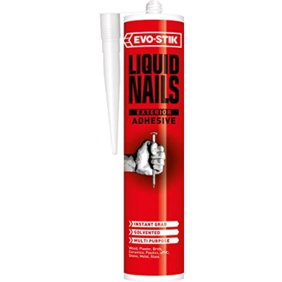 Image of EVO STIK Liquid Nails Grab Adhesive, Interior &amp; Exterior Use, Colour: White, 290ml