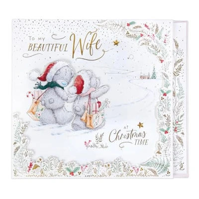Image of Me To You Bear XBK01010 Wishing Card, Multicolor, 12 x 14 in