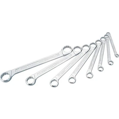 Image of 003589000300, 003589000300DC, W003589000300 Double Ring Spanner Set HAZET 610N/8 8 Chrome Vanadium Steel