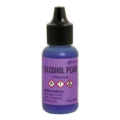 Image of Alcohol Ink Pearls Villainous