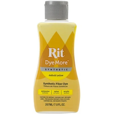 Image of Rit Dye More Synthetic 7oz Daffodil Yellow, Other, Multicoloured by