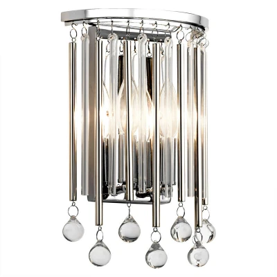 Image of Kichler Piper Wall Lamp Polished Chrome