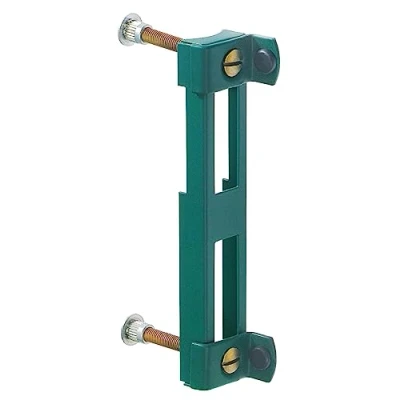 Image of Gah Alberts 654009 Latch for Undulating Paled Gates with Mortice Lock Galvanised Plastic Coated Green
