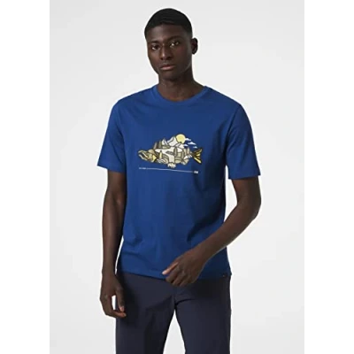 Image of helly Hansen F2F T Shirt 606 Deep Fjord S
