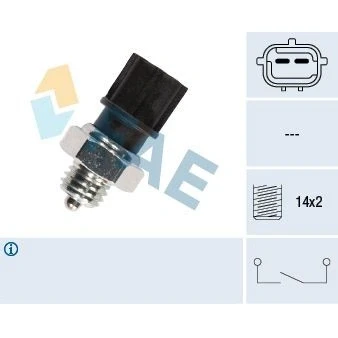 Image of 0K30A17640 Switch, reverse light FAE 40895 without cable HYUNDAI: i20 I Hatchback, i10 I, i30 III KIA: Sportage III, CARENS 4