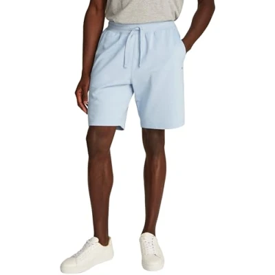 Image of Tommy Hilfiger Men’s Essential Terry Cotton Sweat Shorts, Blue (Breezy Blue), S
