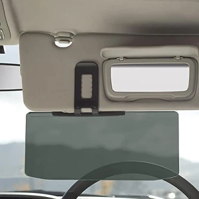 Image of Rubyu Car Sun Visor Extension Clip On Glare Reducer, Anti Driving Visor, Eye Protector Dazzle Windshield Extender (1 Pack)