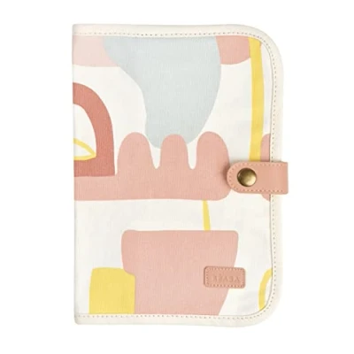 Image of BEABA, Health Book Cover, Geneva, 2 Inside Pockets, Snap Fastener, Waterproof Fabric, Artline Limited Collection