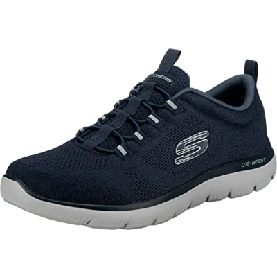 Image of Skechers Men&#039;s Summits Louvin Loafer, Navy, 7.5 UK