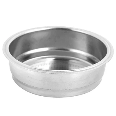 Image of Coffee Machine Replacement Filter Bowl Single Layer Stainless Steel Cup for Household