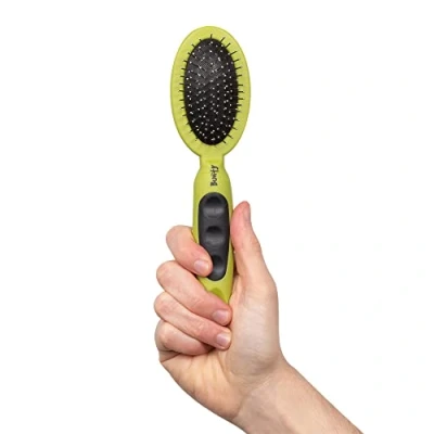 Image of Bunty Double Sided Dog Puppy Cat Pet Grooming Twin Multifunction Bristle Brush Detangle Pins Groom Hair Fur Comb Tool Suitable for Large and Small Animals