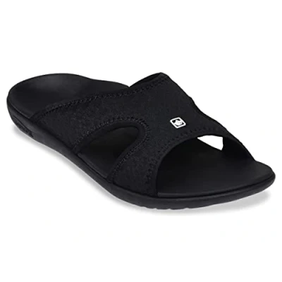 Image of Spenco Men&#039;s Kholo Slide Sandal, Carbon/Pewter, 11W US