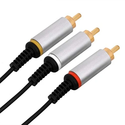 Image of Zerone 1.5M/4.9FT Component Cable, AV Cable Audio Video Cord TV Lead Signal for PSP 2000 3000