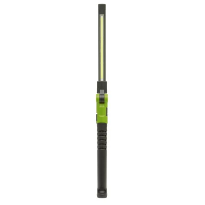 Image of Sealey Rechargeable Slim Folding Pocket Light 2 COB &amp; 1 SMD LED Green