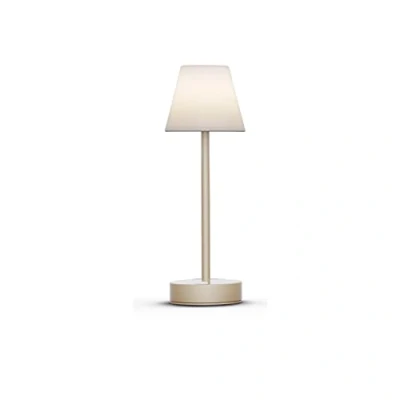 Image of Moovere Portable table lamp LOLA SLIM 30 Brass Neutral White LED Light (4000K) with Dimmer and Rechargeable Battery
