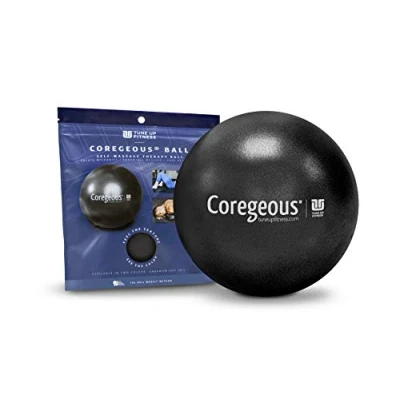 Image of Tune Up Fitness Coregeous Ball Psoas Release Tool, Abdominal, Belly &amp; Lower Back Core Ball, Exercise for Low Back, Stress Digestive Relief, Improved Breathing Sleep (Graphite)