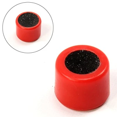 Image of Funky Chalk Red Plastic DOUBLE TIP DOMER for Shaping Snooker Pool Cue Tips