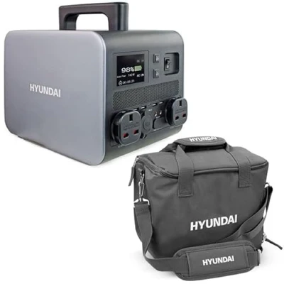 Image of Hyundai Portable Power Station 600w, Jump Starter, Multiple Charging Options 230v, 2 Year Warranty