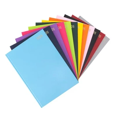 Image of evelay 2026 Diary A4 A5 Day to Page Hardback Full Year Planner Organiser Journal (A4 a Day, Sky)