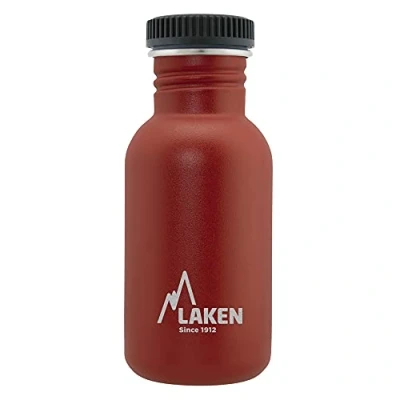 Image of LAKEN Unisex Adult Heavy Duty Stainless Steel Bottle 0.5 L Red