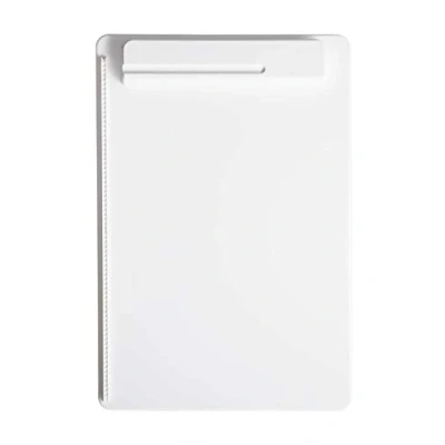 Image of MAUL MAULgo Clipboard A4 Plain Writing Board in DIN Format Modern Case with Holder for Pens and Ballpoint Ideal Everyday Use The Office University White
