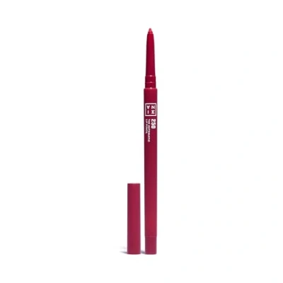 Image of 3INA MAKEUP The Automatic Lip Pencil 250 Dark pink red Liner Built In Sharpener Waterproof