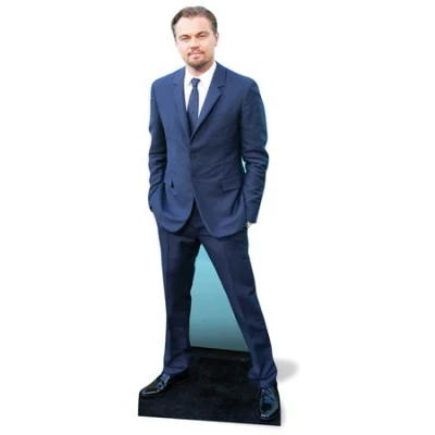 Image of Fan Pack Leonardo DiCaprio Lifesize Cardboard Cutout/Standee Includes 8x10 (20x25cm) Star Photo