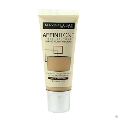 Image of Maybelline Affinitone Unifying Foundation Cream (18 Natural Rose) 30 ml