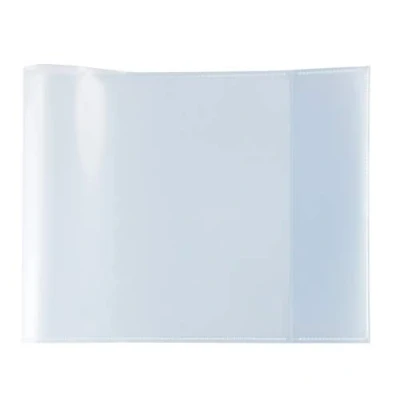 Image of HERMA 19630 Notebook Covers Quart Landscape Transparent Clear, Pack of 10, Book Made Durable, Wipe Clean &amp; Extra Thick Polypropylene Film, Cover Set for School Books