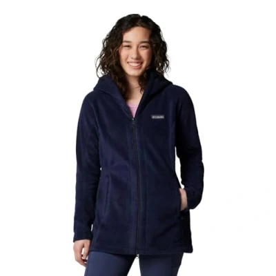 Image of Columbia Women&#039;s Benton Springs II Long Hoodie, Dark Nocturnal, Medium