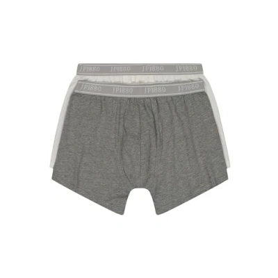 Image of JP 1880 Men&#039;s Pants, Unterhose, 2er Pack, Jersey Boxer Shorts, Weiß, XXL
