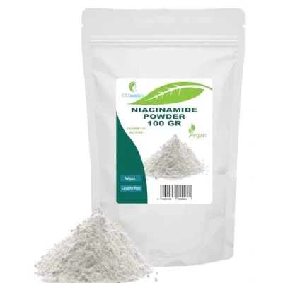 Image of Niacinamide Powder 100 gr (Vitamina B3, Nicotinamidă, Vitamina PP) Suitable for a Broad Range of Cosmetic Applications in Skin Care and Hair