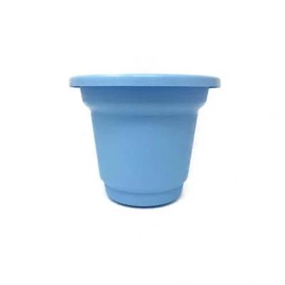 Image of 33cm Plastic Planter Flower Pot 13.2L Garden Herb Plant Colour Choice (Pastel Blue)