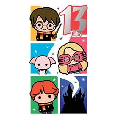 Image of Harry Potter 13th Birthday Card