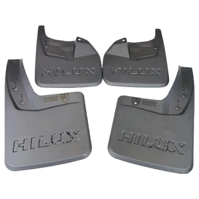 Image of 4 Pcs Car Mud Flaps for Toyota Hilux 2015 2016 2017 2018 2019, Front Rear Mudguards Splash Fender Wheel Mudflaps Guards Protection External Auto Accessories