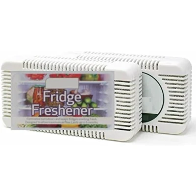 Image of 2 FRIDGE FRESHENER Deodoriser Kitchen Air Remove Smell Eliminate Odour RY1723