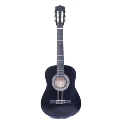Image of Oypla Black 34&quot; Half Size 1/2 6 String Classical Acoustic Guitar