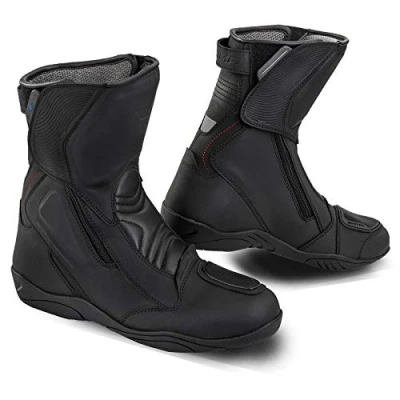 Image of SHIMA Terra Men Waterproof Touring Motorcycle Boots for (Black, 45)