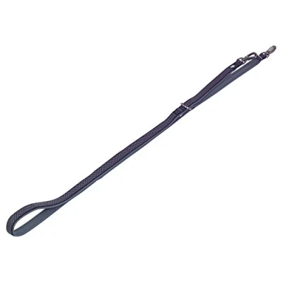 Image of Nobby Classic Preno Royal Dog Lead Width 20 mm Length 58 69 cm + 54 Grey