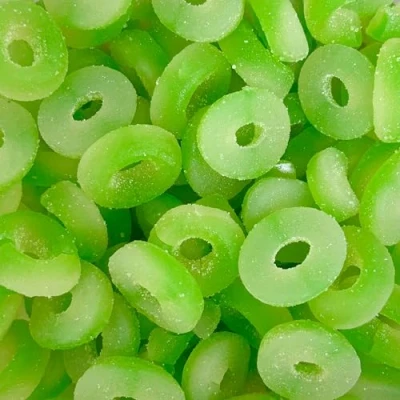 Image of Apple Rings 700g Re Sealable Pouch by The Gourmet Sweet Company