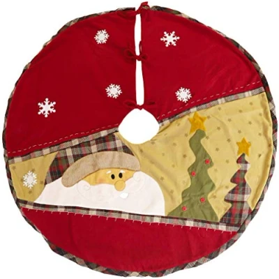 Image of Christmas Concepts® Tree Skirt Decorations (52 Inch (132cm) Santa &amp; Trees)