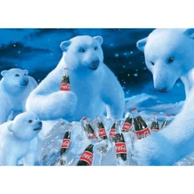 Image of Schmidt Spiele Coca Cola: Polar Bears (1000pc) Puzzle Ages 12+