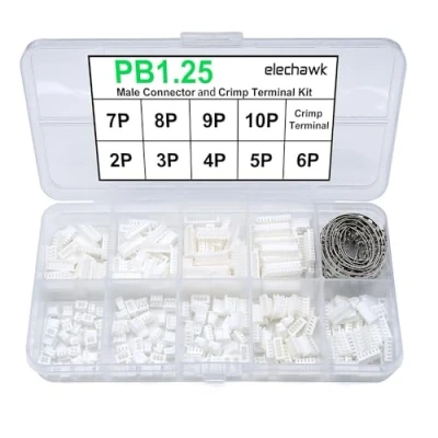 Image of PB1.25 Connectors and Crimp Terminal kit Compatible with Molex PicoBlade Plugs 1.25mm Pitch for Pixhawk 2.4.8 Drone Flight Controller