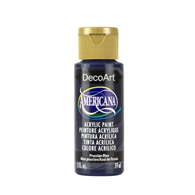 Image of DecoArt Americana Acrylic Multi Purpose Paint, Prussian Blue