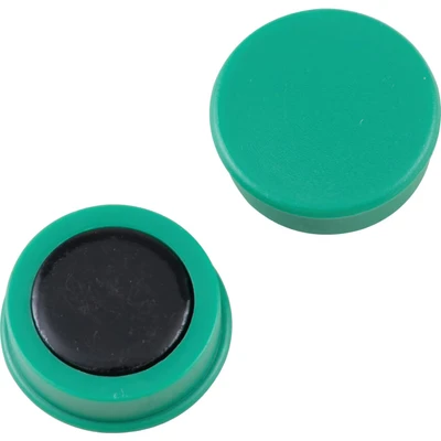 Image of Offis 20MM Whiteboard Magnets Green (Pack 10)