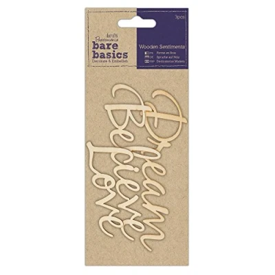 Image of Bare Basics PMA 174688 Wooden Embellishments, Natural