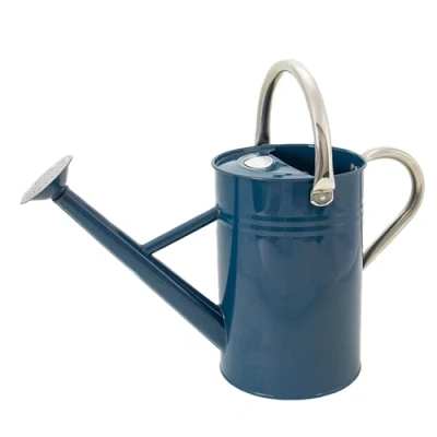 Image of Kent &amp; Stowe Metal Watering Can Midnight Blue 4.5ltr